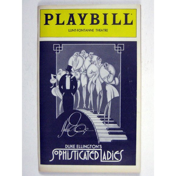 Duke Ellington Ladies Playbill April 1981 Gregory Hines Jamison Hinton Battle - Picture 1 of 9